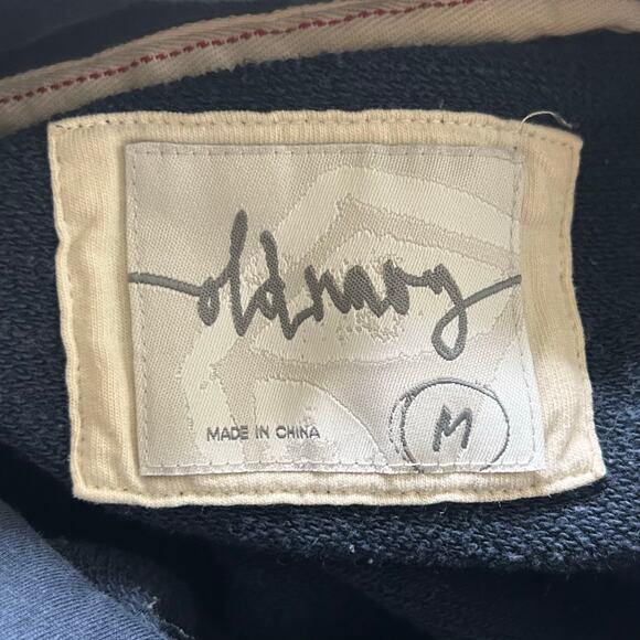 Vintage old navy thrashed distressed spell out hoodie Y2K oversized grunge M - Picture 11 of 12